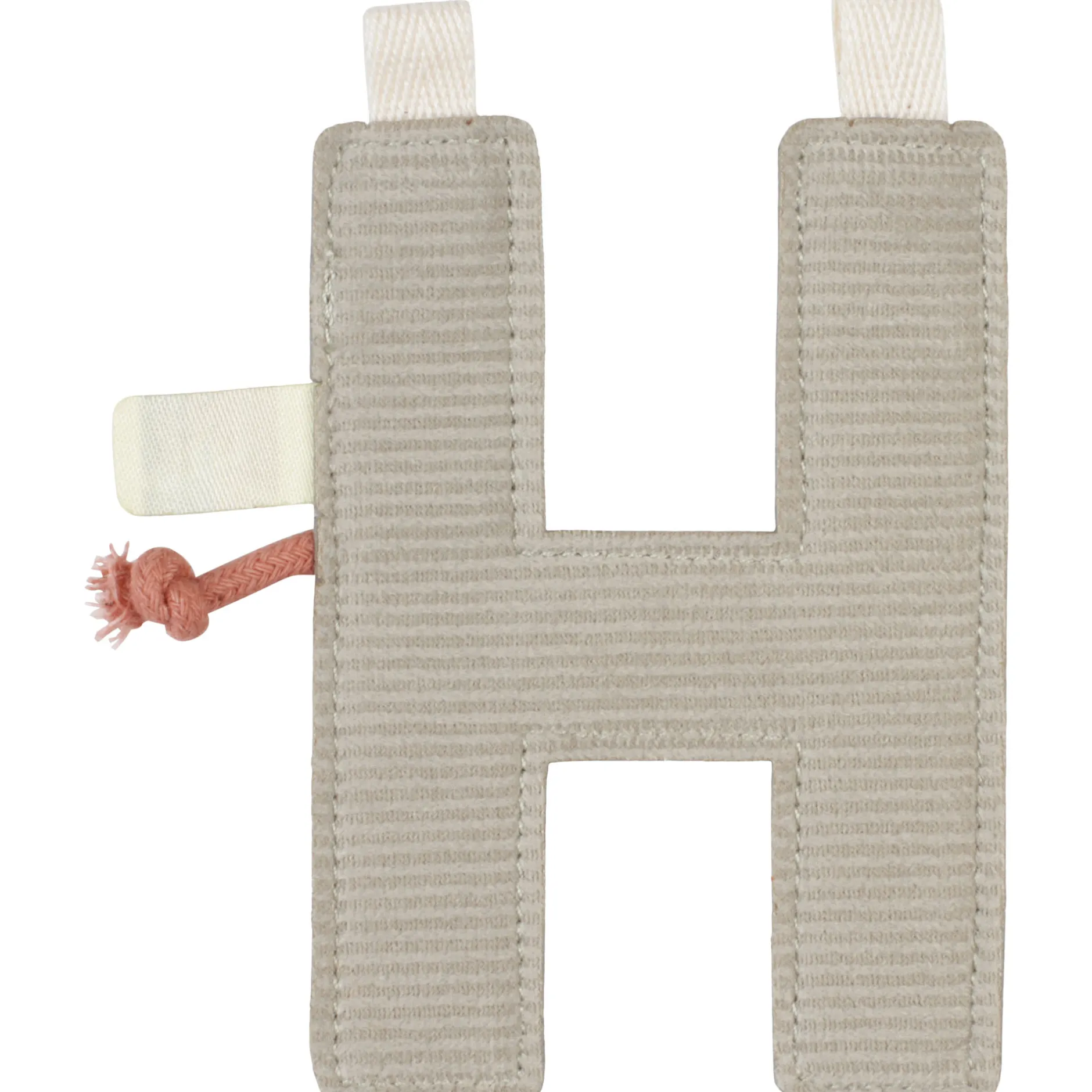 Wanddecoratie*Little Dutch letterslinger H groen