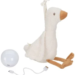 Slaaptrainers*Little Dutch licht en geluid knuffel gans multi