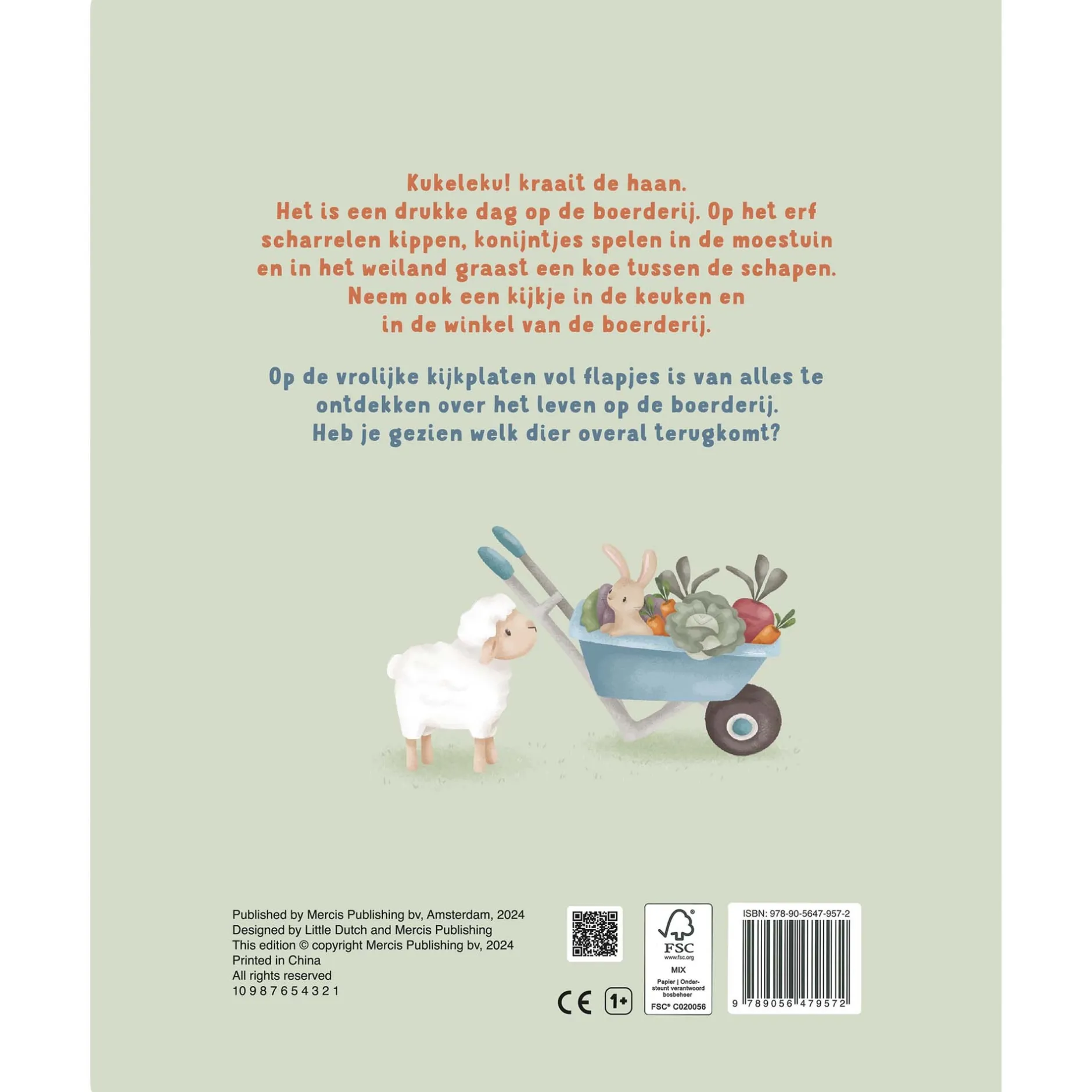 Kinderboeken*Little Dutch mijn flapjesboek boerderij Multi