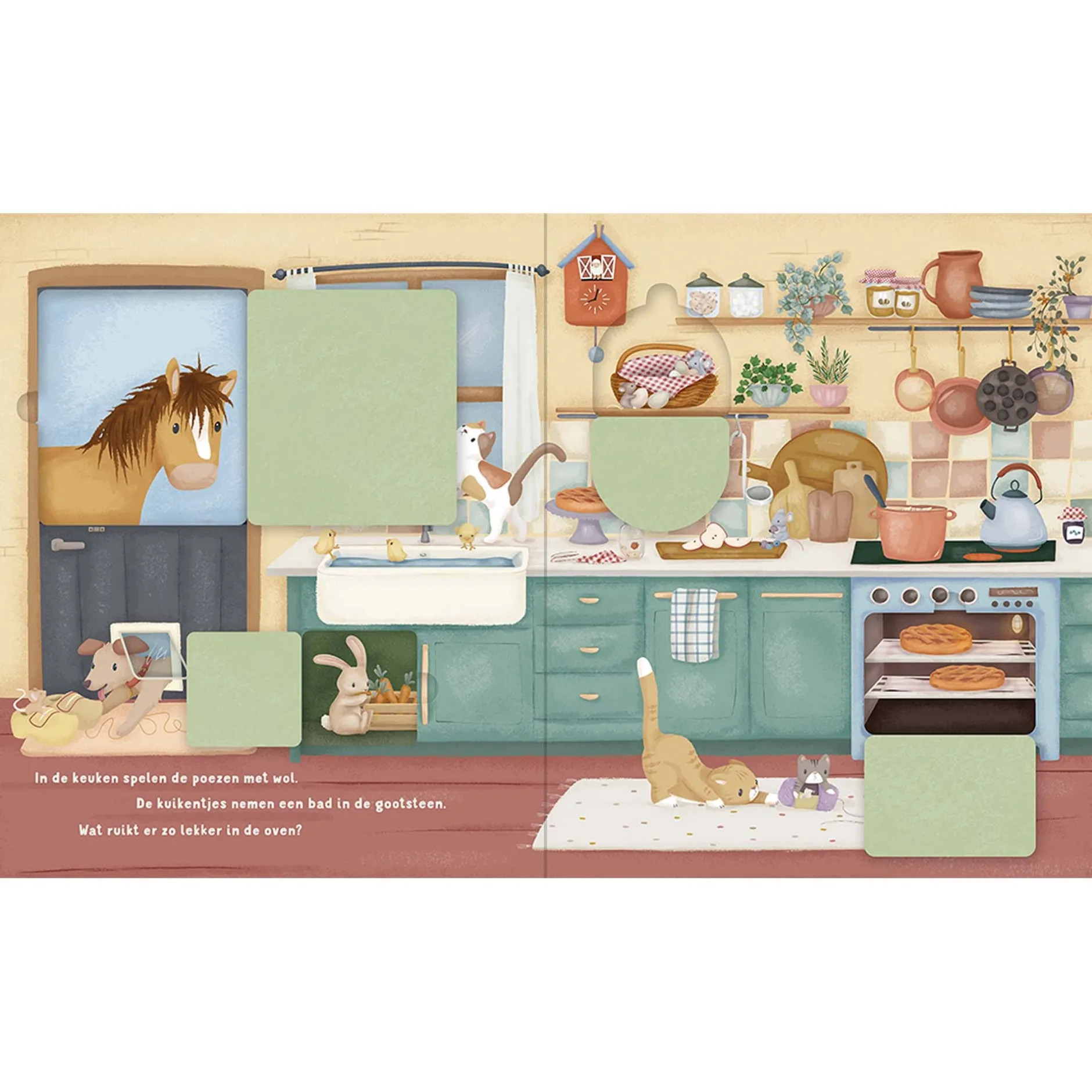 Kinderboeken*Little Dutch mijn flapjesboek boerderij Multi