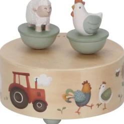 Feestartikelen*Little Dutch muziekdoosje Little Farm Multi