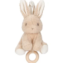 Muziekmobielen & Muziekdoosjes*Little Dutch muziekdoosje Newborn Naturals Bunny Beigebrown