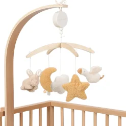 Muziekmobielen & Muziekdoosjes*Little Dutch muziekmobiel Newborn Naturals Bunny Beigebrown
