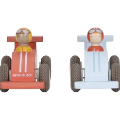 Auto's, Treinen & Garages|Speelgoed Auto's*Little Dutch Pullback Racewagen Multi