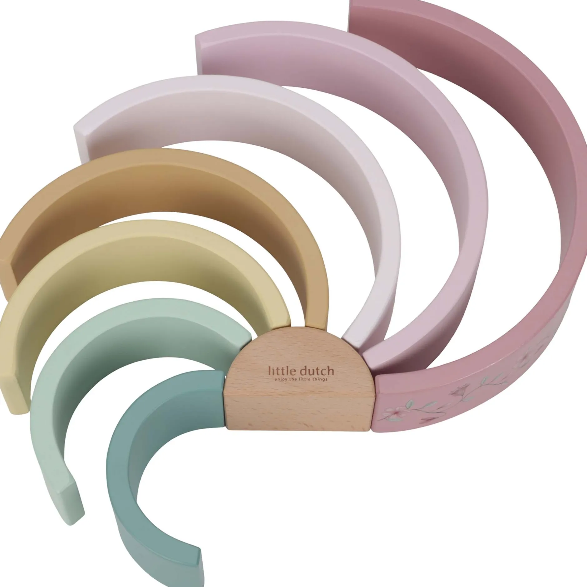 Stapelspeelgoed*Little Dutch Regenboogstapelaar Fairy Garden Multi