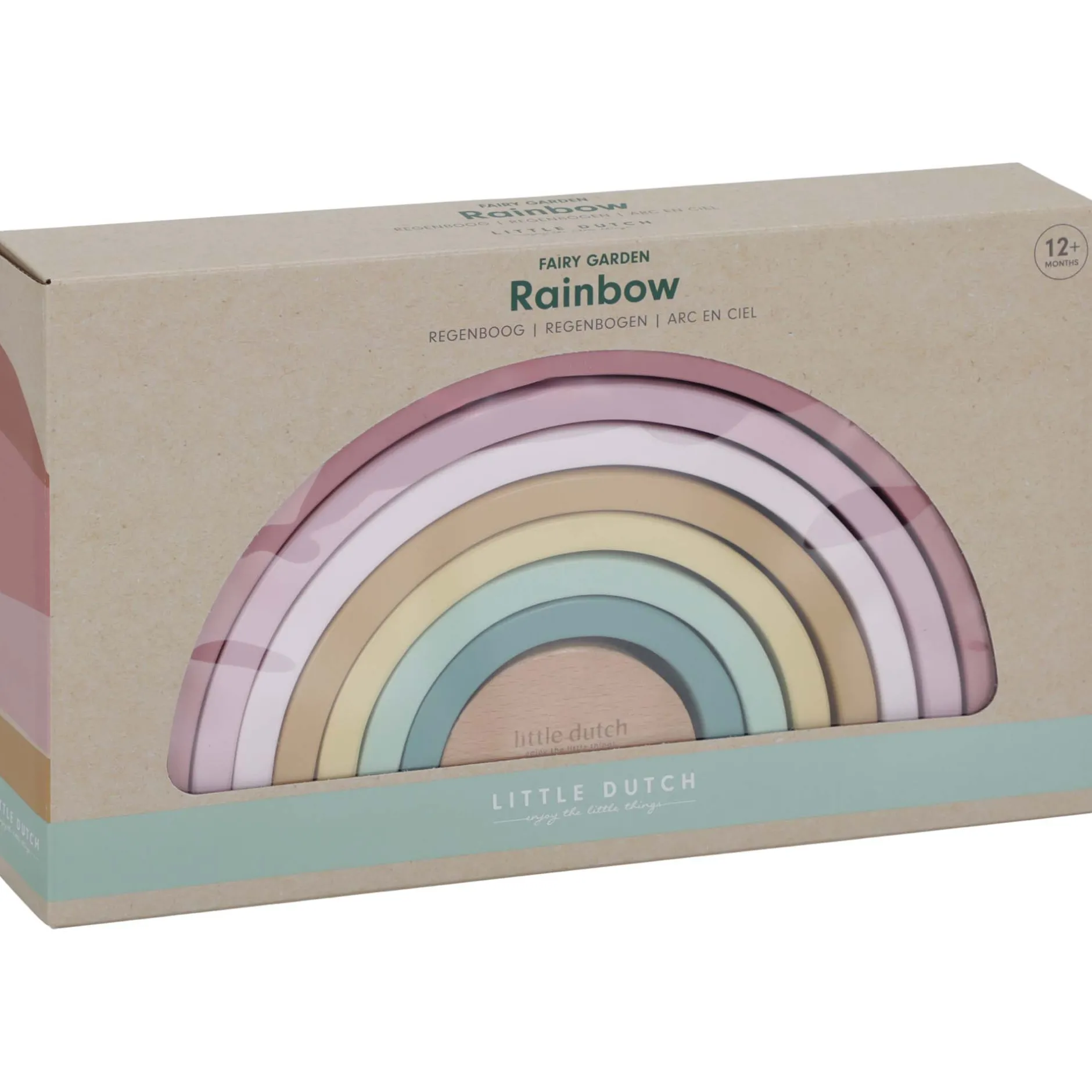 Stapelspeelgoed*Little Dutch Regenboogstapelaar Fairy Garden Multi