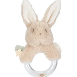Rammelaars*Little Dutch ringrammelaar Newborn Naturals Bunny Beigebrown