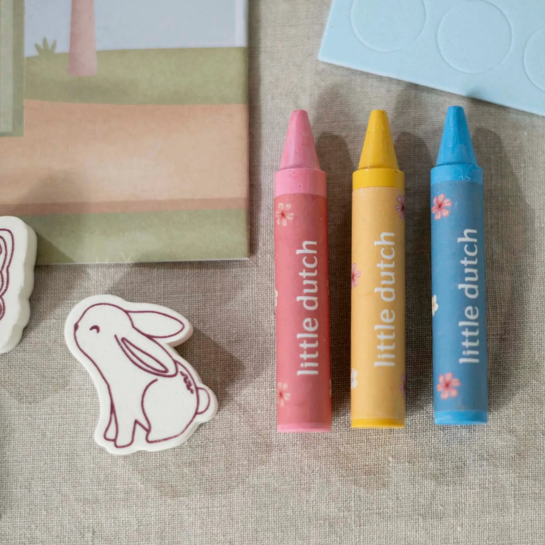 Tekenen|Puzzels & Spellen*Little Dutch Rosa's knutseldoos Multi