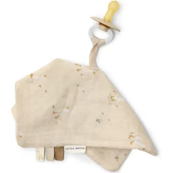 Knuffeldoekjes|Fopspenen & Accessoires*Little Dutch speendoekje Little Goose beige