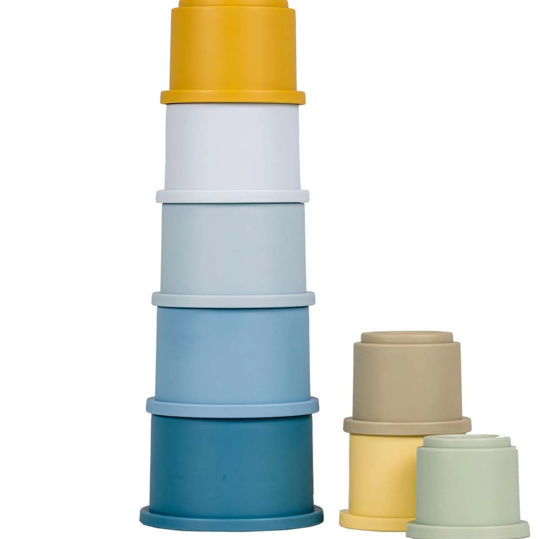 Stapelspeelgoed*Little Dutch stapelbekers - 8 stuks Blue