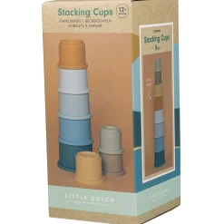 Stapelspeelgoed*Little Dutch stapelbekers - 8 stuks Blue