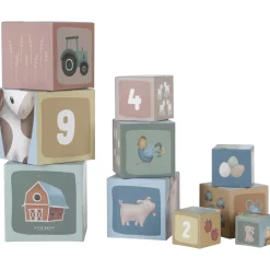 Puzzels|Stapelspeelgoed*Little Dutch Stapeltoren Little Farm Multi