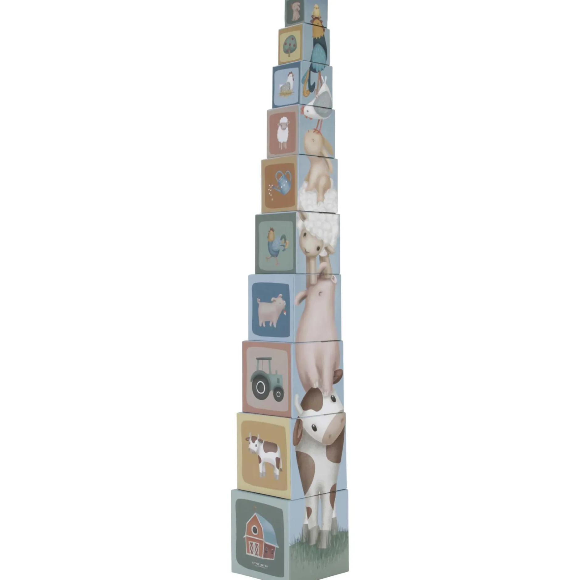 Puzzels|Stapelspeelgoed*Little Dutch Stapeltoren Little Farm Multi