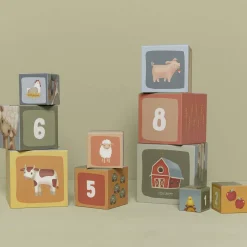 Puzzels|Stapelspeelgoed*Little Dutch Stapeltoren Little Farm Multi