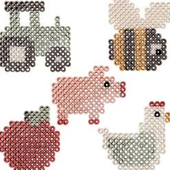 Tekenen|Puzzels & Spellen*Little Dutch strijkkralen Little Farm Multi