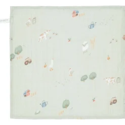 Doeken & Luiers*Little Dutch swaddle XL Little Farm  mint