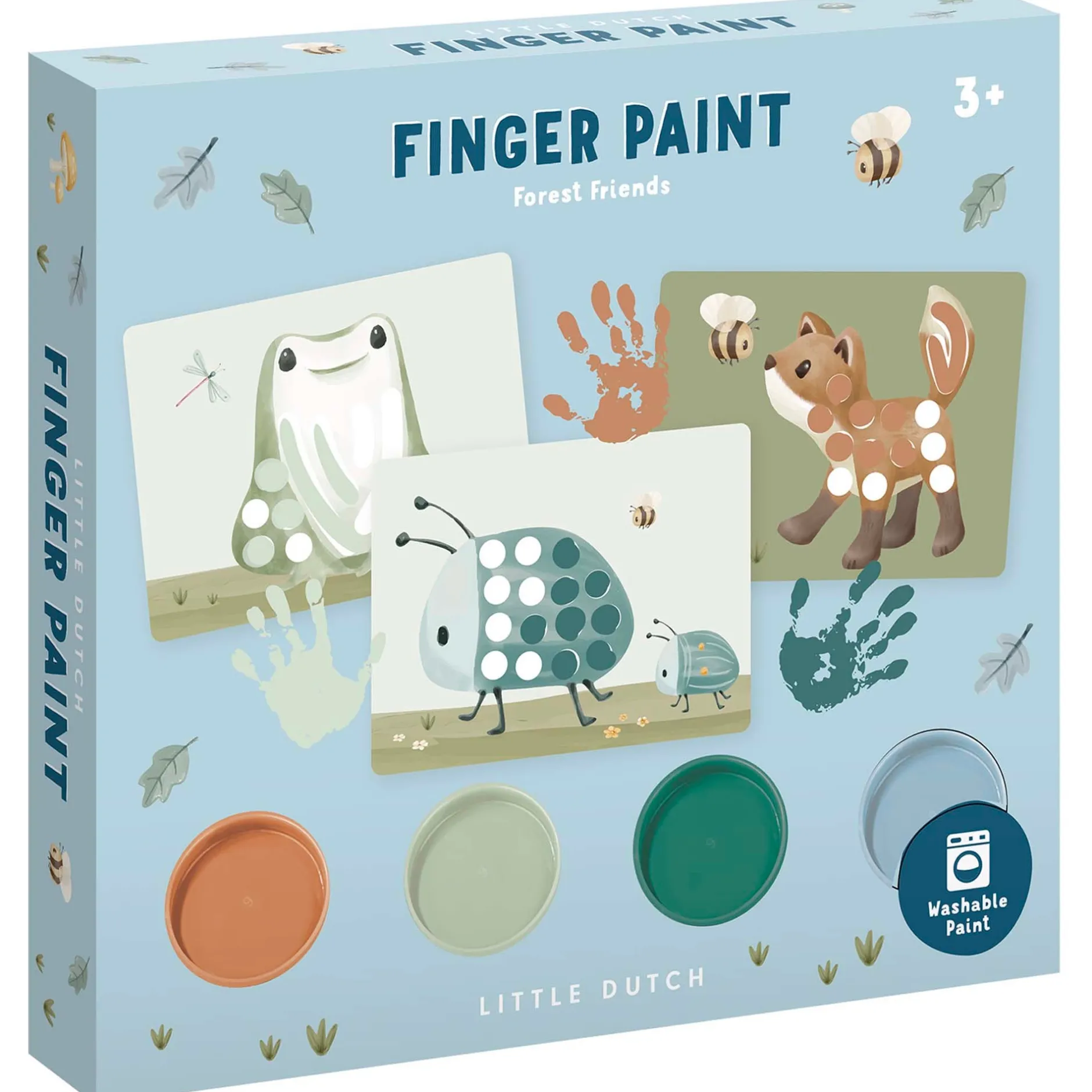 Verven & Kleien|Tekenen*Little Dutch vingerverfset Forest Friends Multi