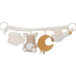 Wagenspanners & Boxspanners|Speelgoed Voor Onderweg*Little Dutch wagenspanner Newborn Naturals Bunny Beigebrown