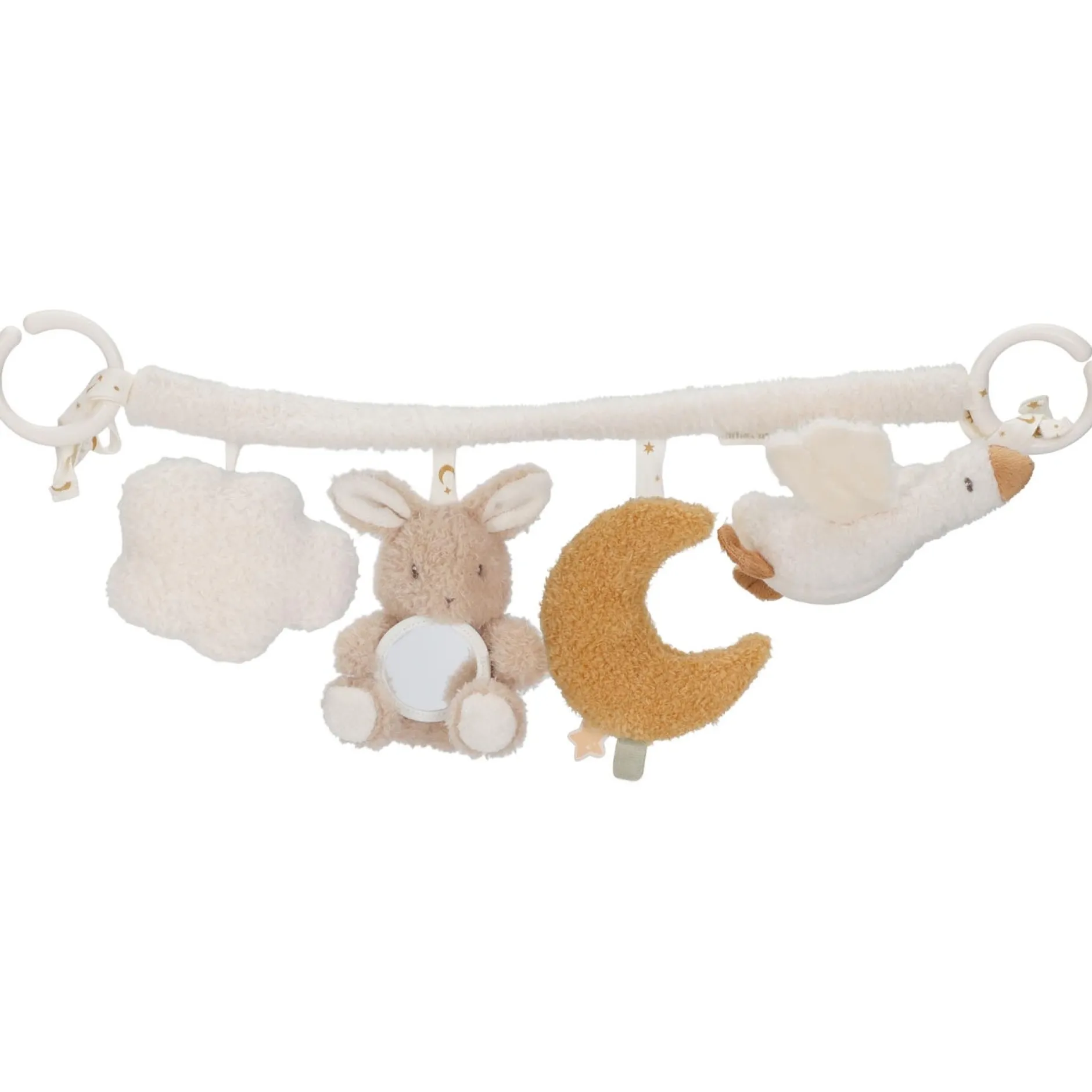 Wagenspanners & Boxspanners|Speelgoed Voor Onderweg*Little Dutch wagenspanner Newborn Naturals Bunny Beigebrown