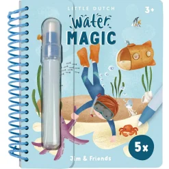 Tekenen|Puzzels & Spellen*Little Dutch water tekenboek Jim & Friends Multi
