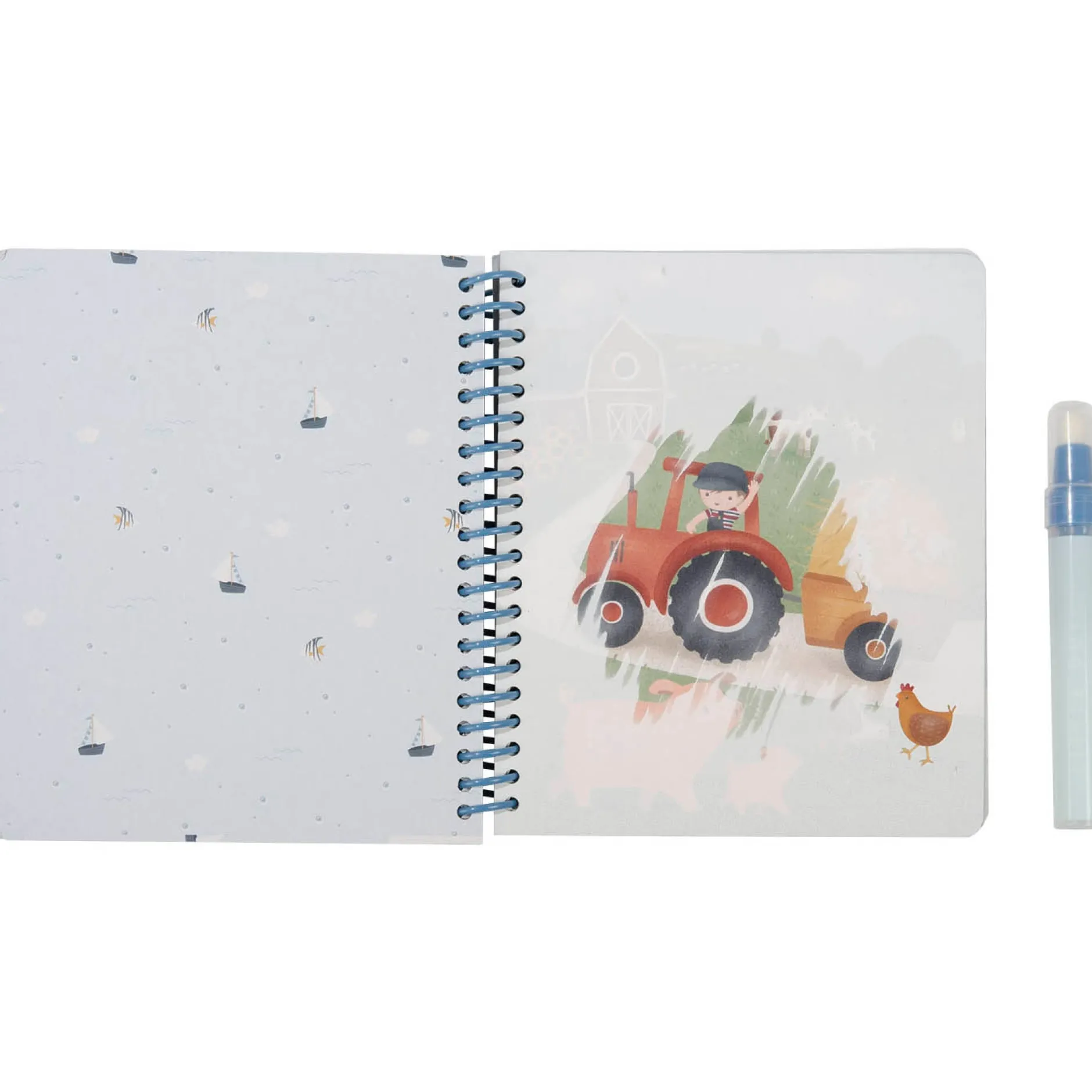 Tekenen|Puzzels & Spellen*Little Dutch water tekenboek Jim & Friends Multi
