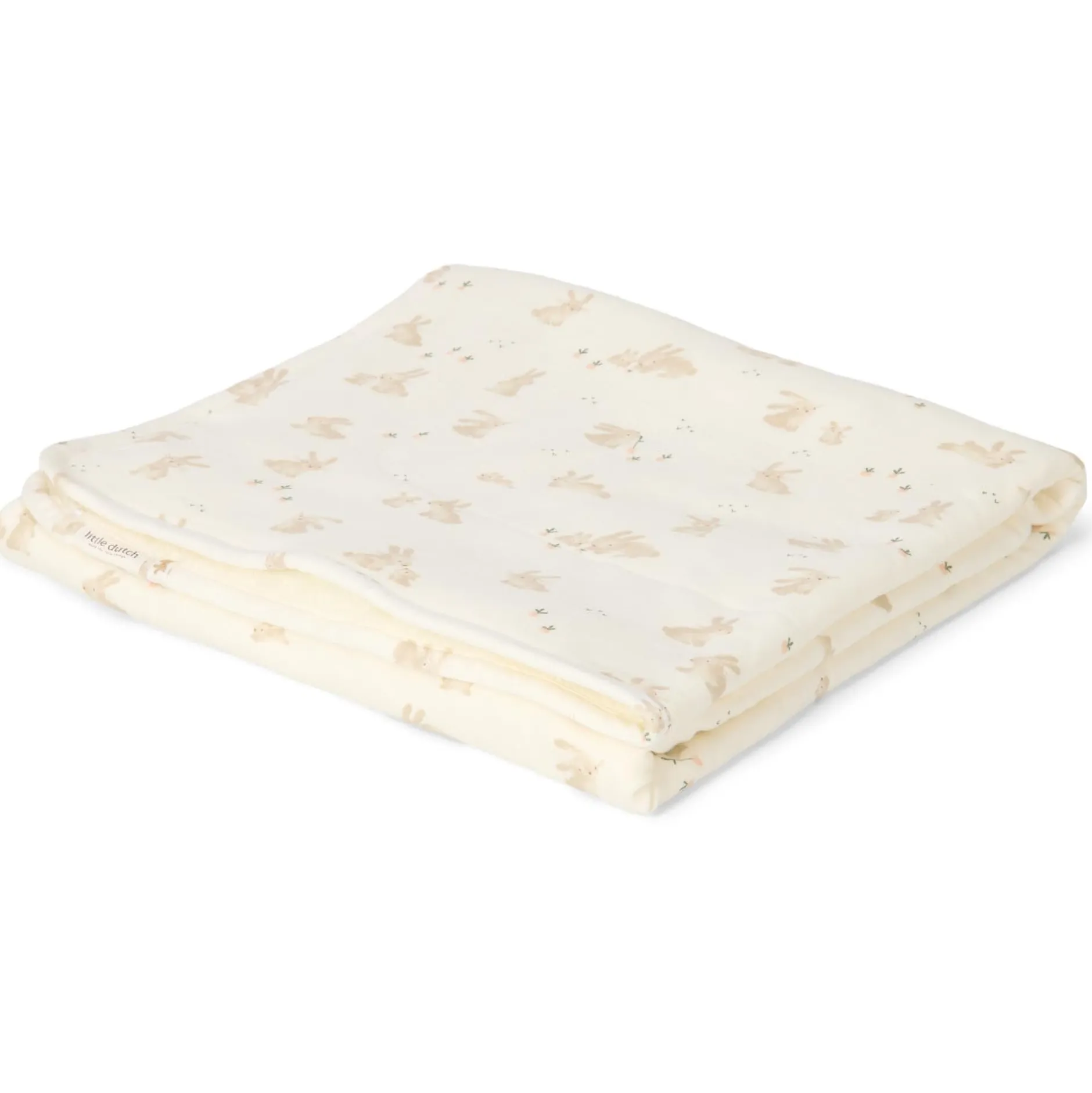 Dekens*Little Dutch wiegdeken baby bunny wit