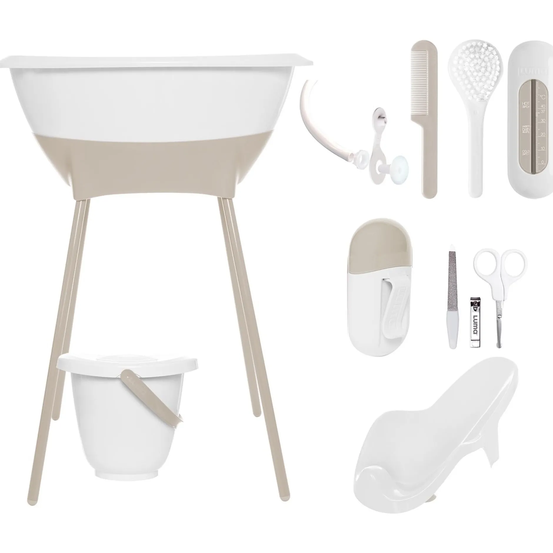 Badjes*Luma badset 8-delig White