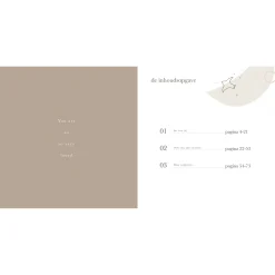 Feestartikelen|Invulboeken*Div. Merken Maan Amsterdam invulboek eerste jaar - collectie Eclipse Sandbrown