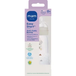 Flesjes*Mam fles anti-colic 260ml beige
