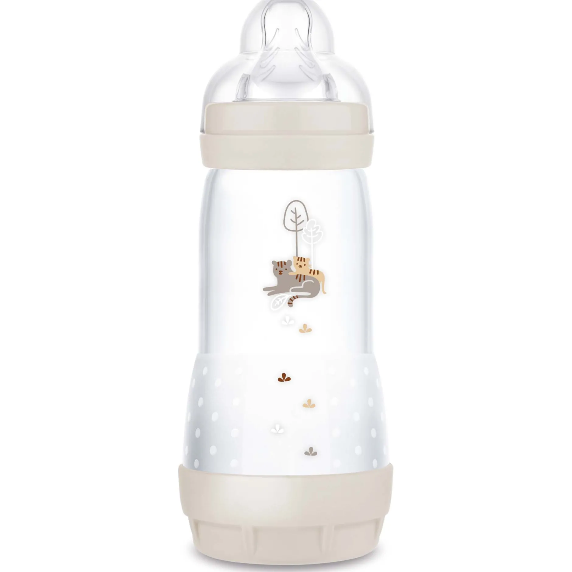 Flesjes*Mam fles anti-colic 320ml beige