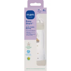 Flesjes*Mam fles anti-colic 320ml beige