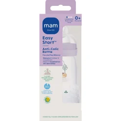 Flesjes*Mam fles anti-colic 260ml paars
