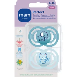 Fopspenen|Fopspenen & Accessoires*Mam fopspeen Perfect Silikon 6-16 maanden Blue