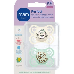 Fopspenen|Fopspenen & Accessoires*Mam fopspeen Perfect Silikon 0-6 maanden Multi