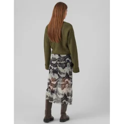 Truien & Vesten*Mamalicious zwangerschapstrui lange mouwen effen groen Dark Olive Green