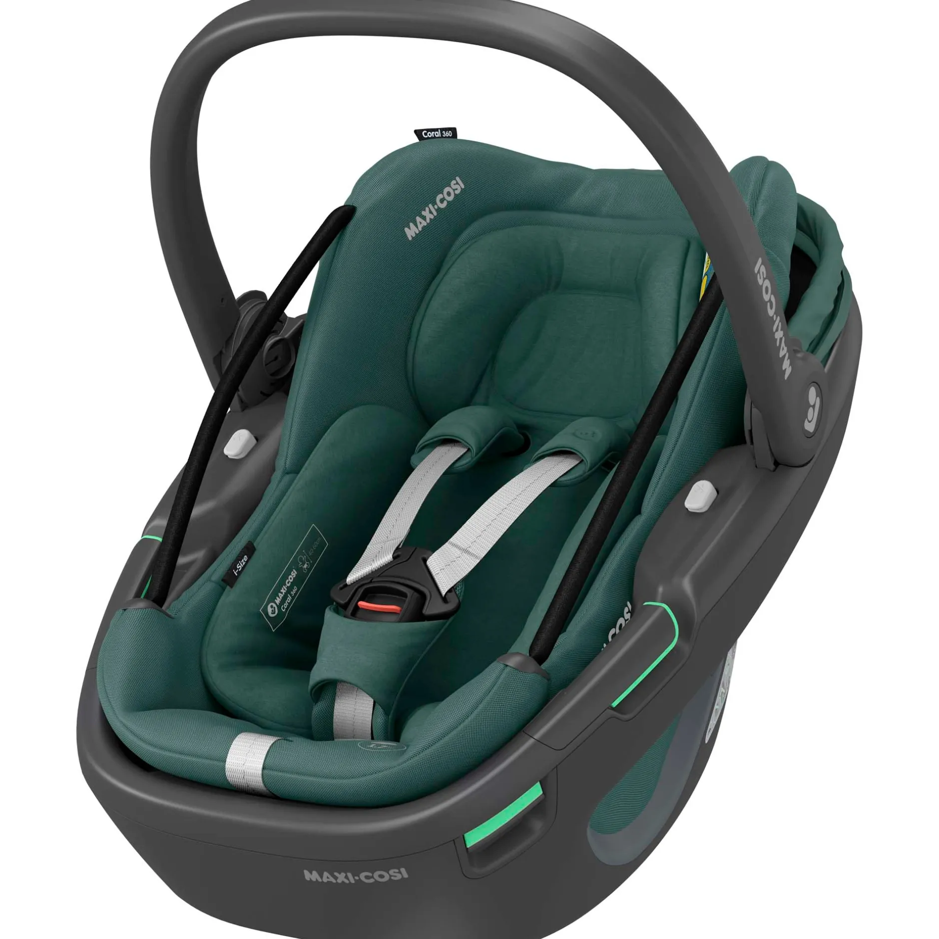 Autostoelen Groep 0*Maxi-Cosi Coral 360 i-Size Essential Green