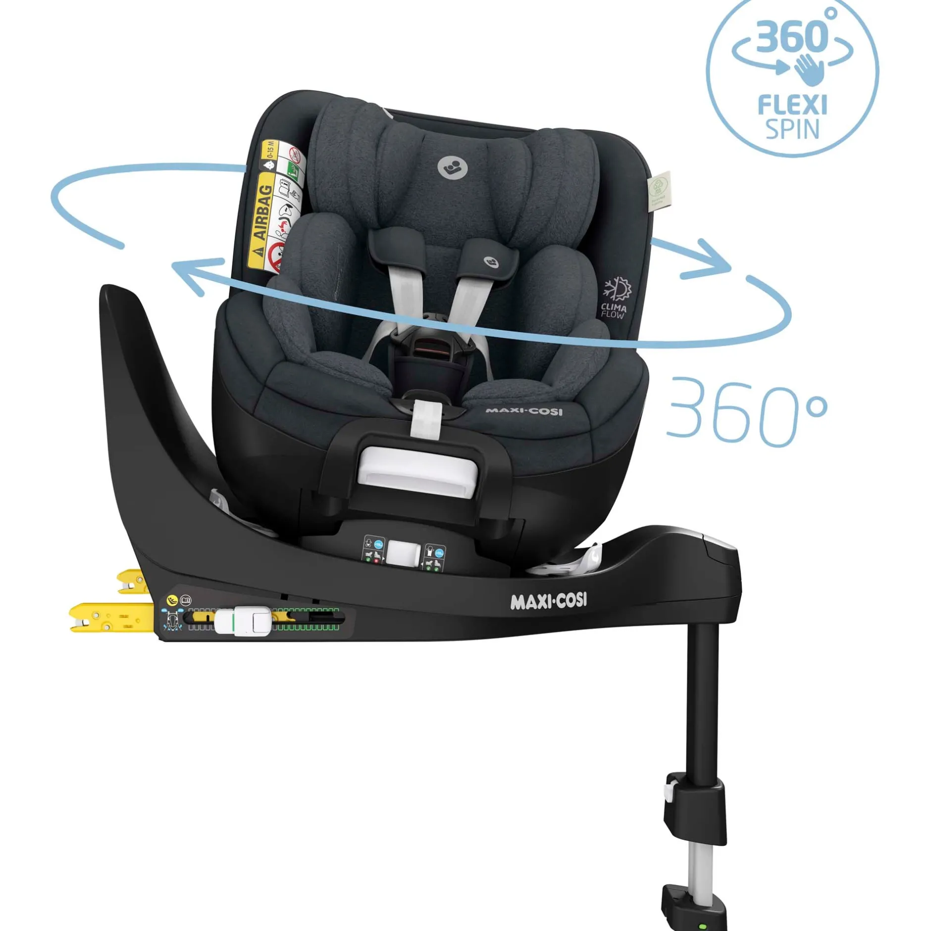 Autostoelen Groep 1*Maxi-Cosi Mica Pro Eco i-Size Authentic Graphite