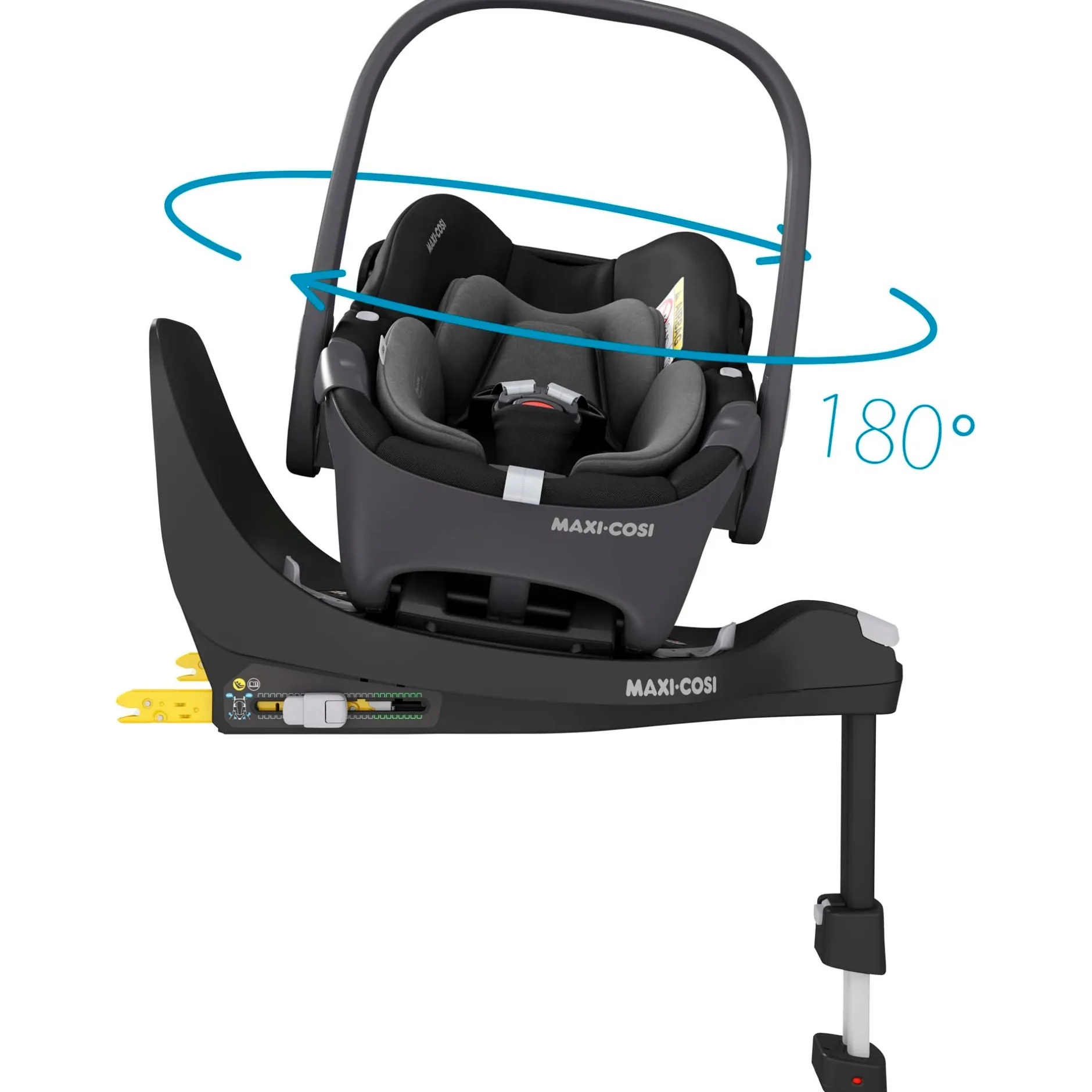 Autostoelen Groep 0*Maxi-Cosi Pebble 360 i-Size Essential Black