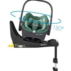 Autostoelen Groep 0*Maxi-Cosi Pebble 360 i-Size Essential Green