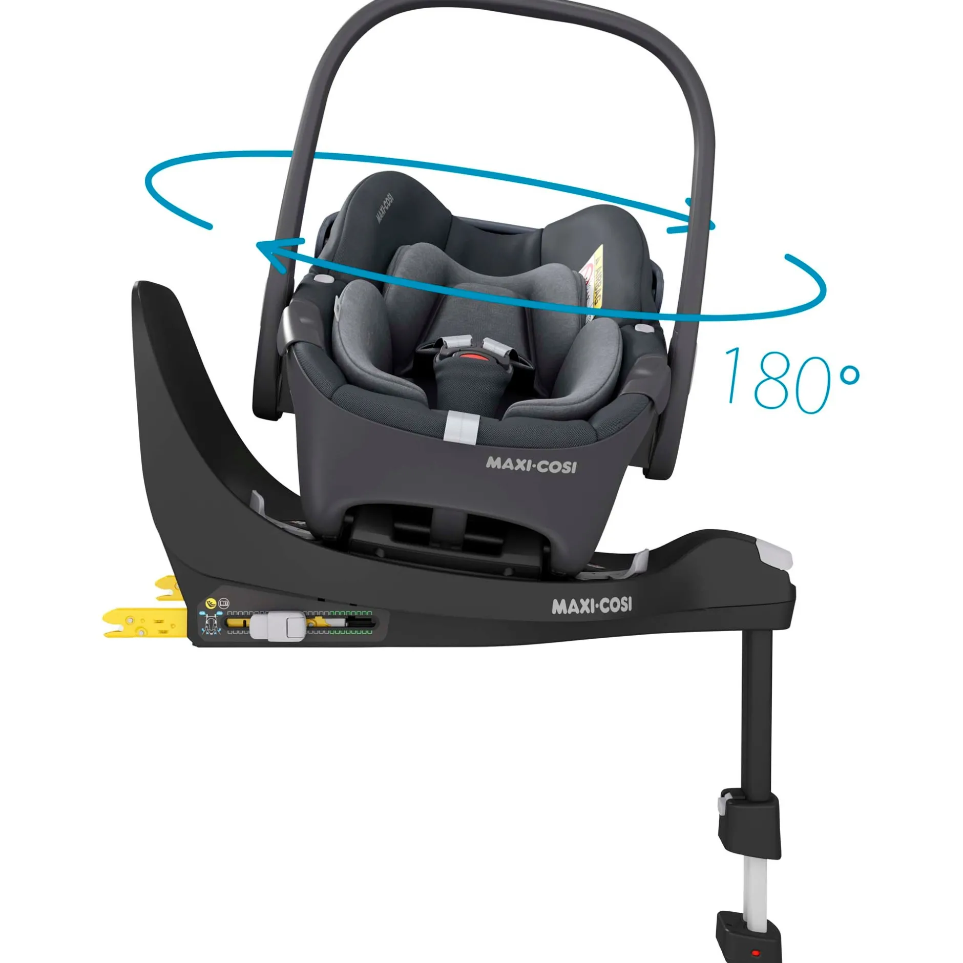 Autostoelen Groep 0*Maxi-Cosi Pebble 360 i-Size Essential Graphite