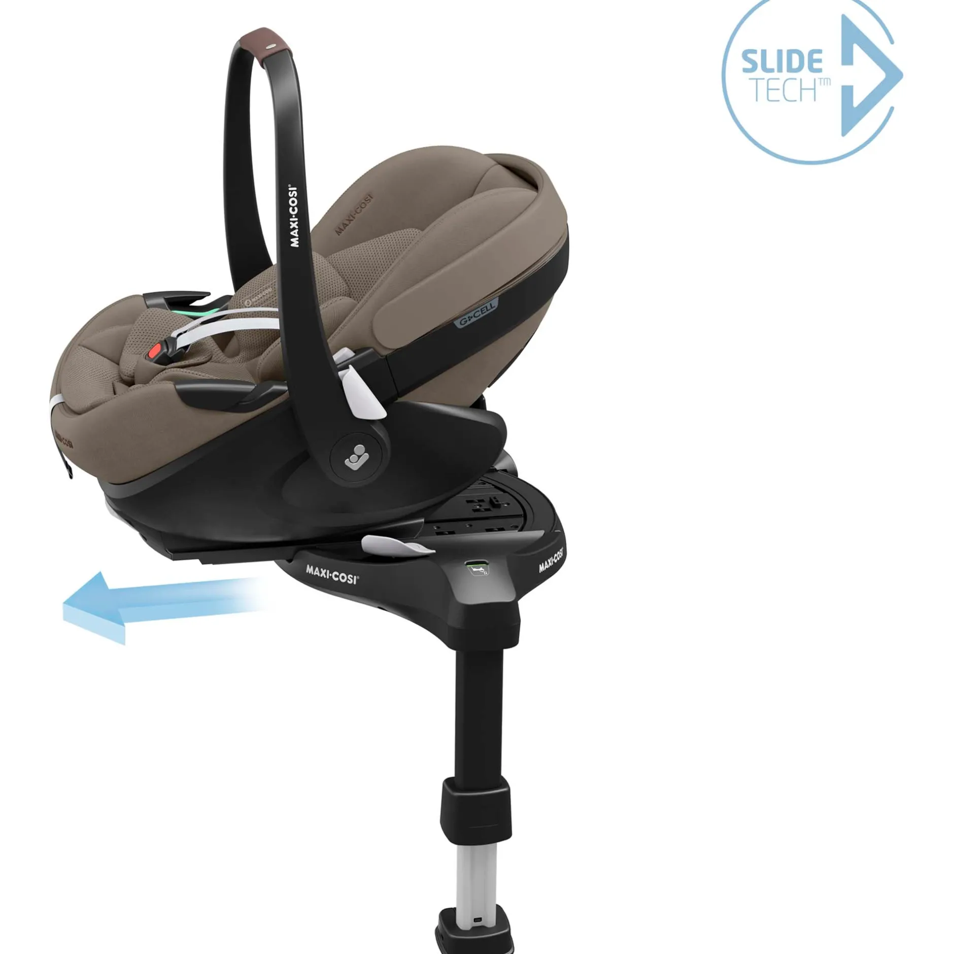 Autostoelen Groep 0*Maxi-Cosi Pebble 360 Pro2 i-Size Twillic Truffle