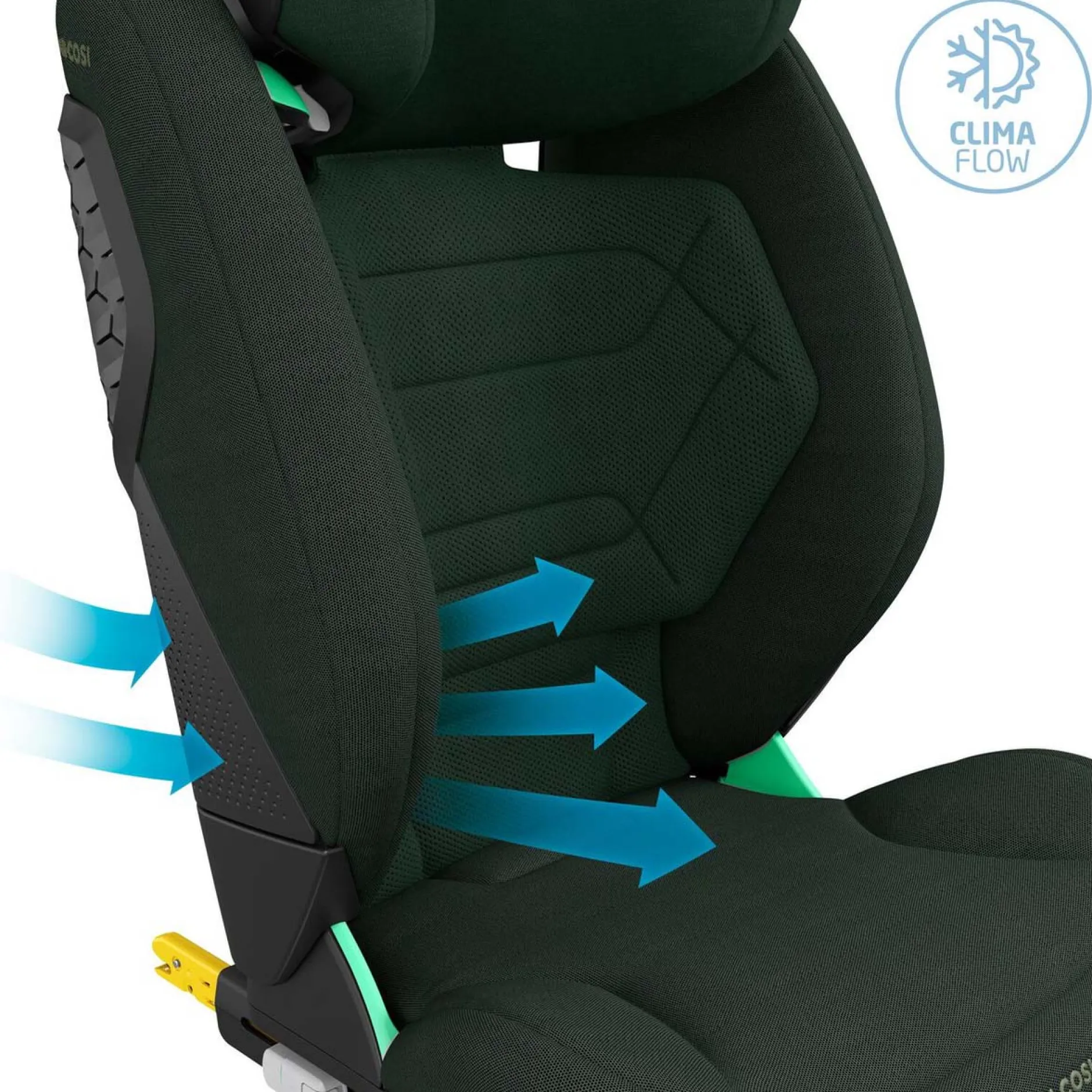 Autostoelen Groep 2/3*Maxi-Cosi RodiFix Pro2 i-Size Authentic Green