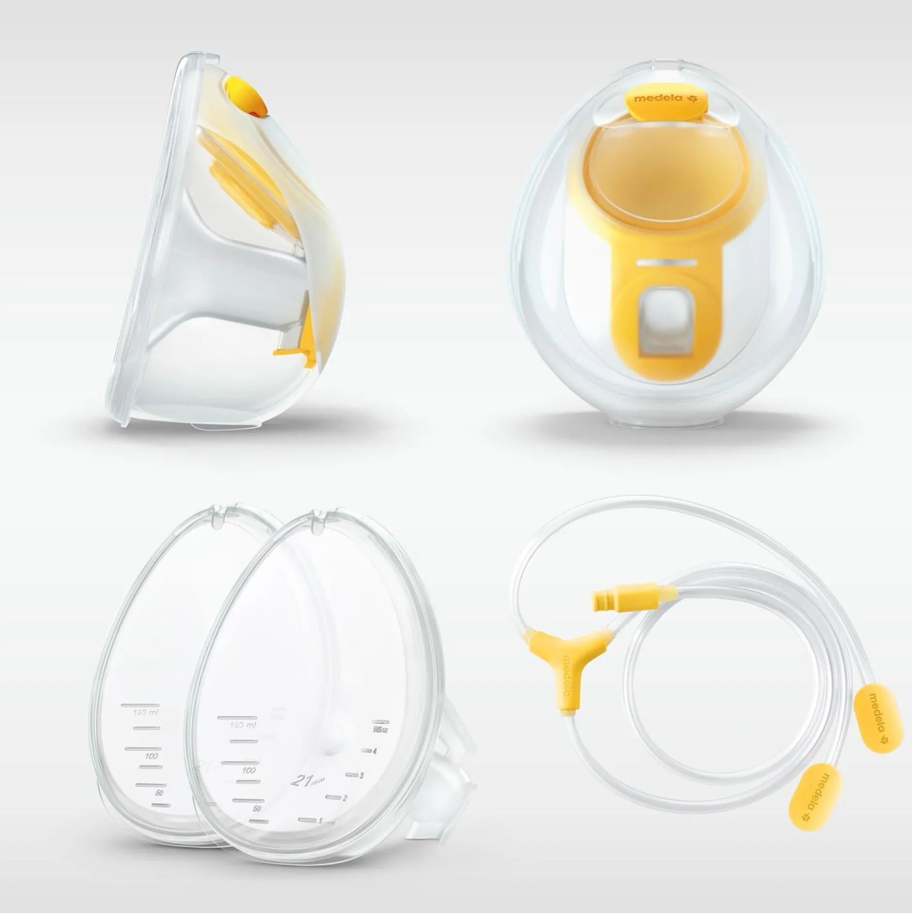 Borstkolf Accessoires*Medela Handsfree Collection Cups set