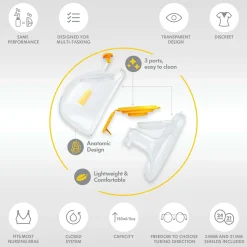 Borstkolf Accessoires*Medela Handsfree Collection Cups set