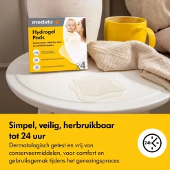 Tepelbeschermers|Borstverzorging*Medela hydrogel pads 4 stuks