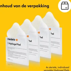 Tepelbeschermers|Borstverzorging*Medela hydrogel pads 4 stuks