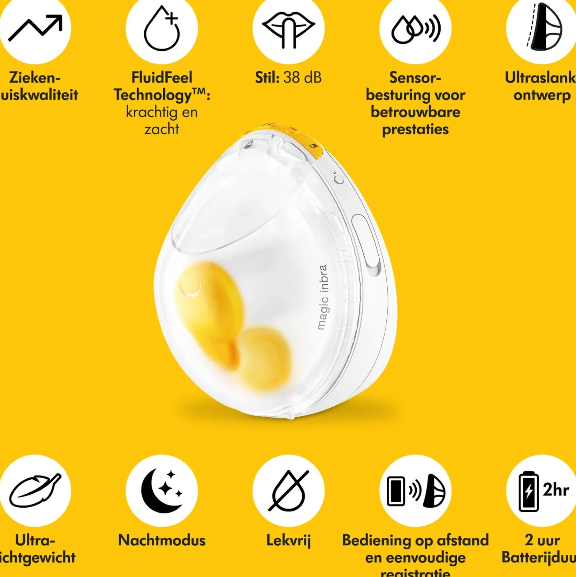 Borstkolven*Medela Magic InBra - Enkele draagbare borstkolf