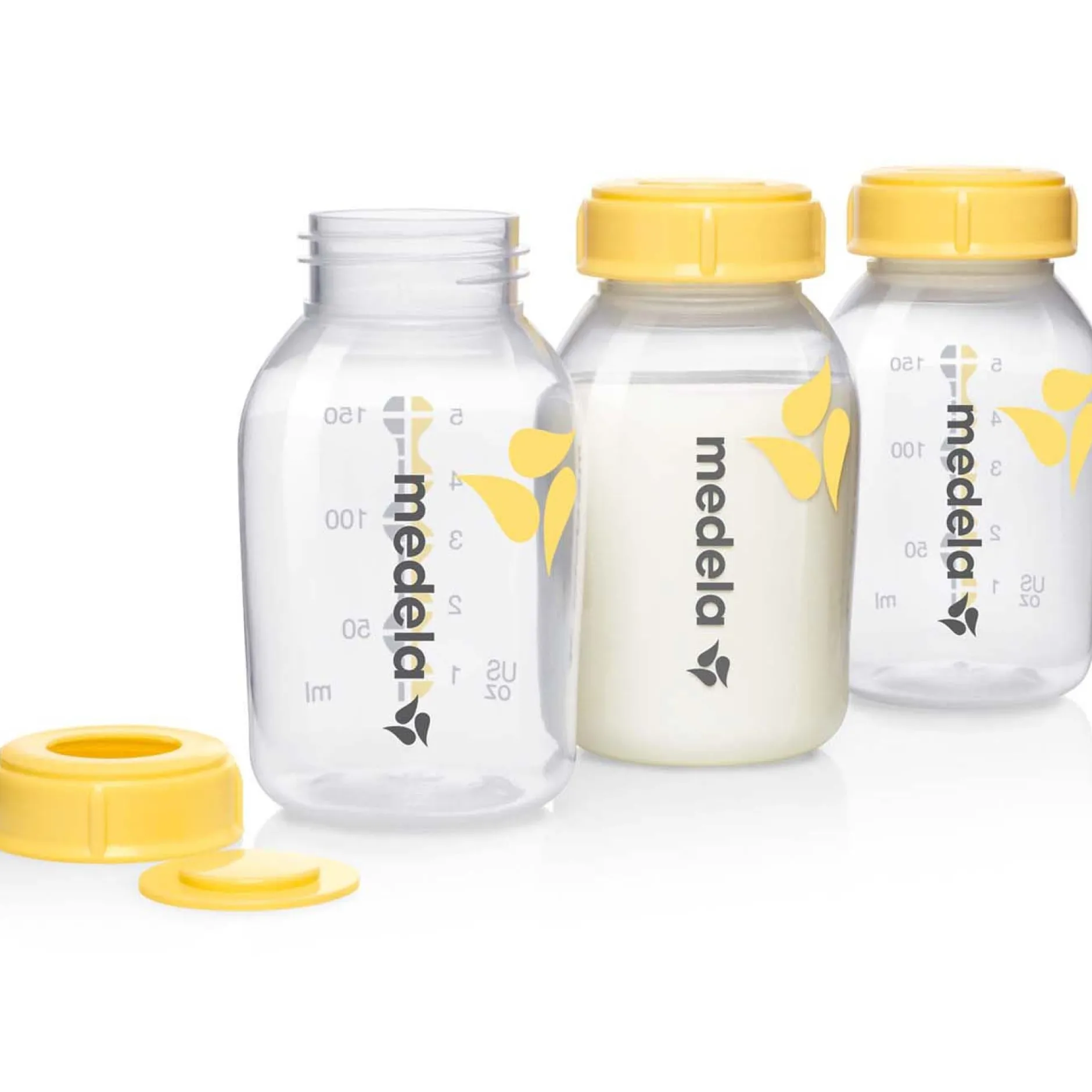Borstkolf Accessoires|Borstvoedingszakjes & -Flesjes*Medela moedermelk bewaarflesjes 150ml - 3 stuks
