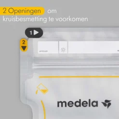 Borstkolf Accessoires|Borstvoedingszakjes & -Flesjes*Medela Moedermelkbewaarzakjes 210 ml - 50 stuks