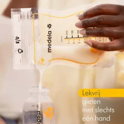 Borstkolf Accessoires|Borstvoedingszakjes & -Flesjes*Medela Moedermelkbewaarzakjes 210 ml - 50 stuks